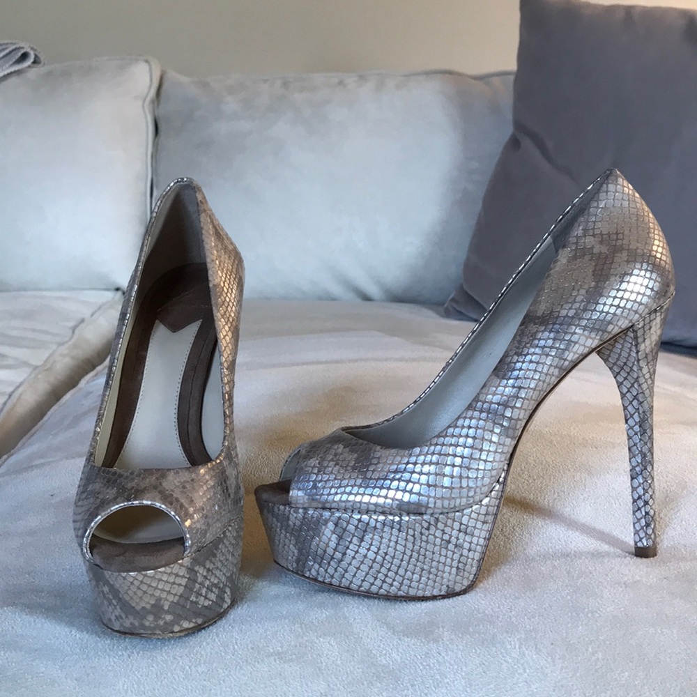Brian Atwood Vero Cuoio Platform Heels